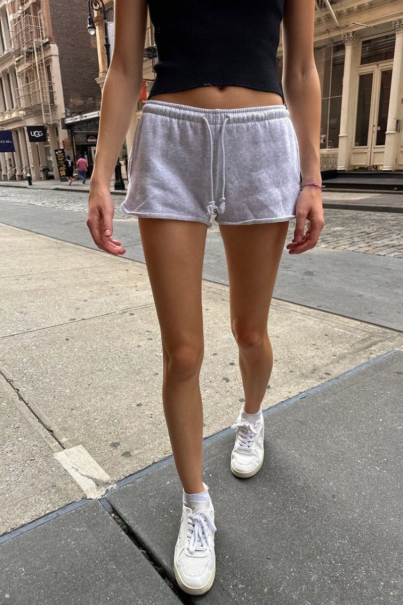 Short Jogging Brandy Melville Summer Blanche | FWR-11697692